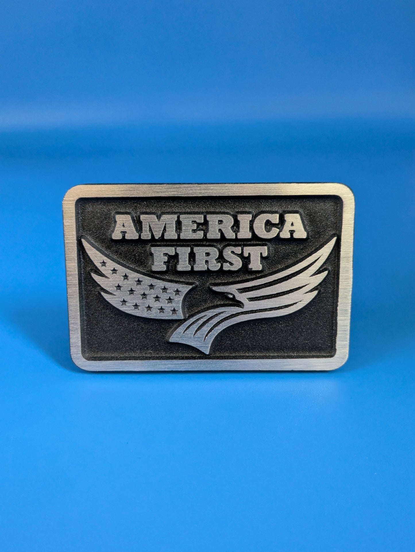 Hitch Cover - America First - Solid CNC Aluminum