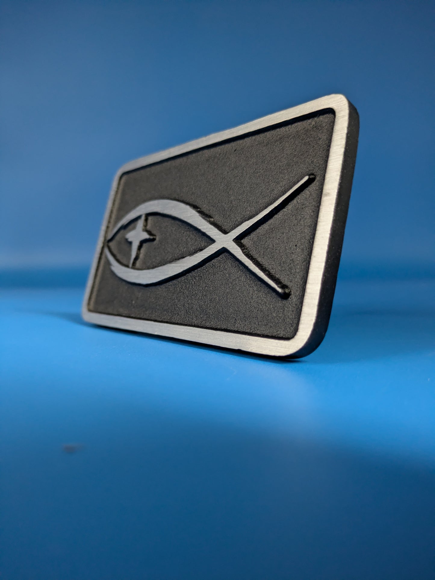 Hitch Cover - Ichthus - Solid CNC Aluminum