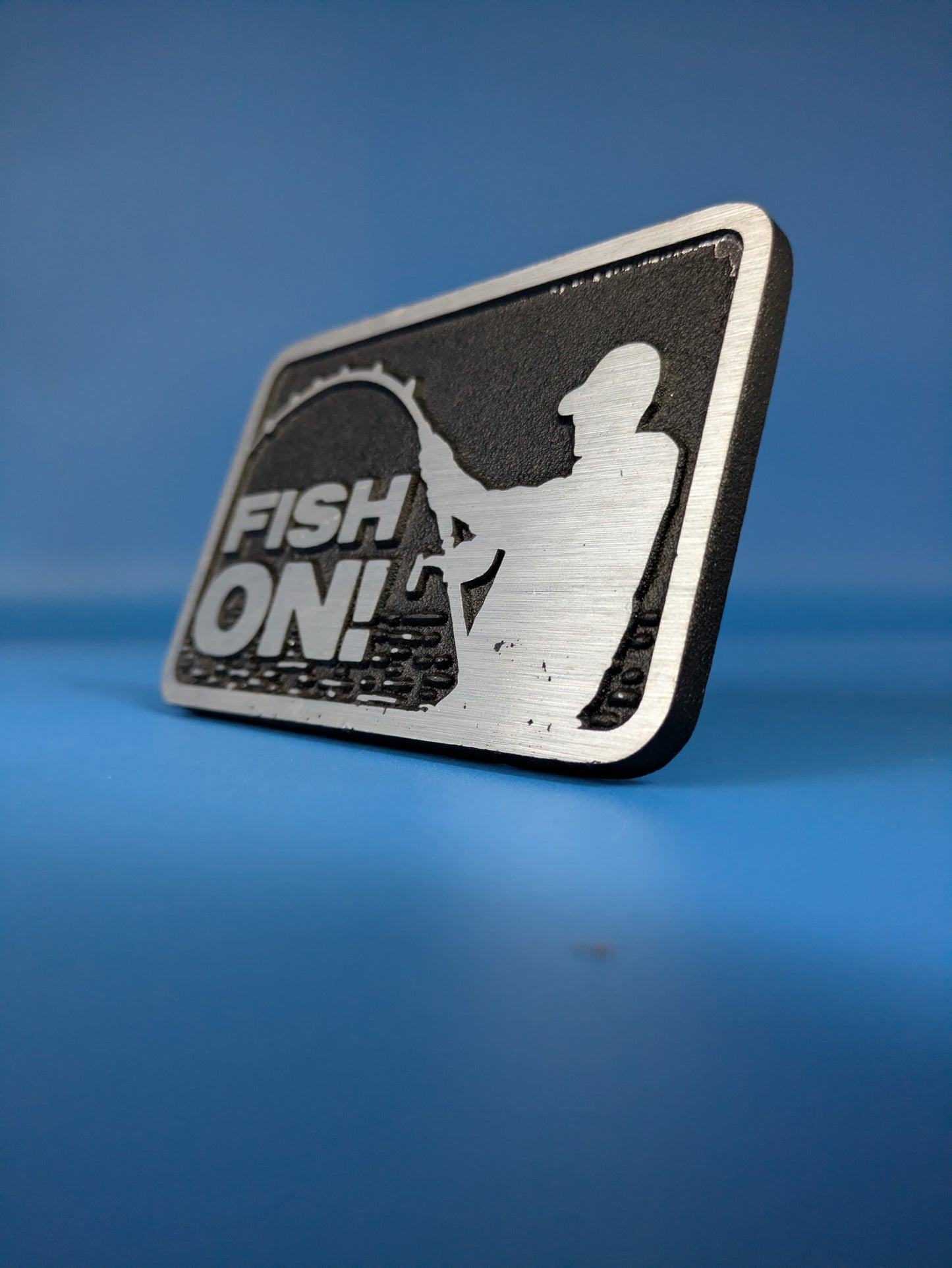 Hitch Cover - Fish On! - Solid CNC Aluminum