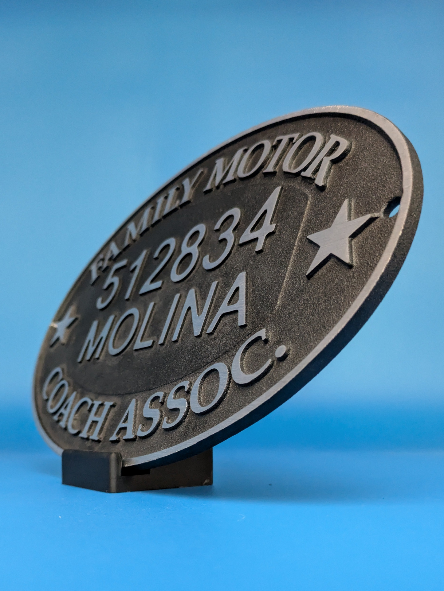 License Plate - FMCA - Member Number