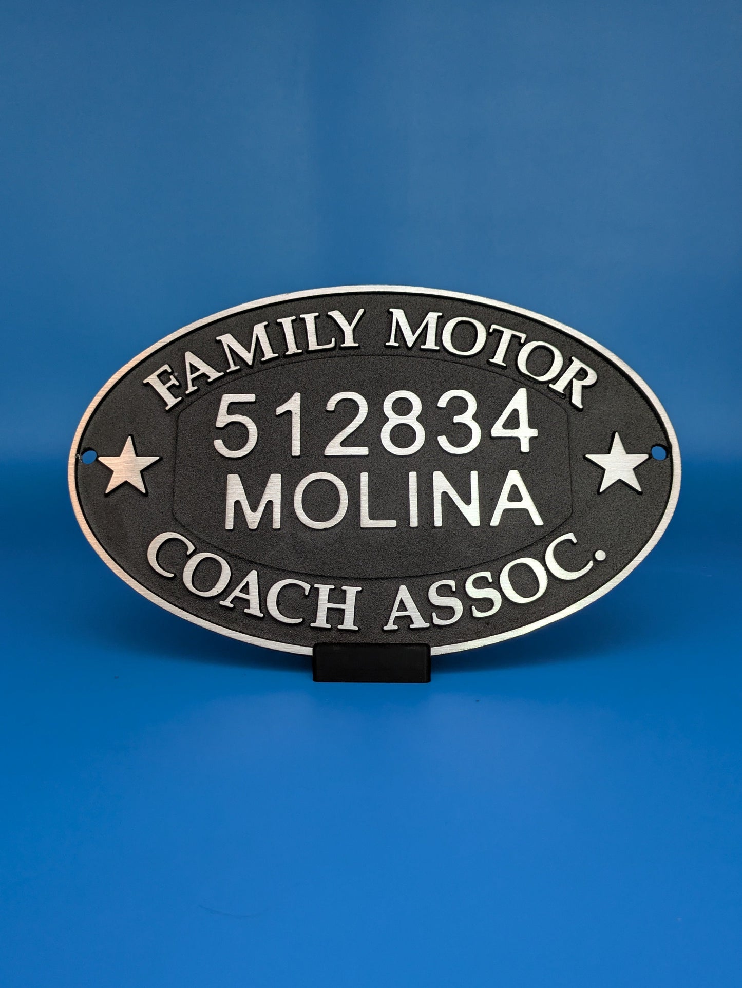 License Plate - FMCA - Member Number