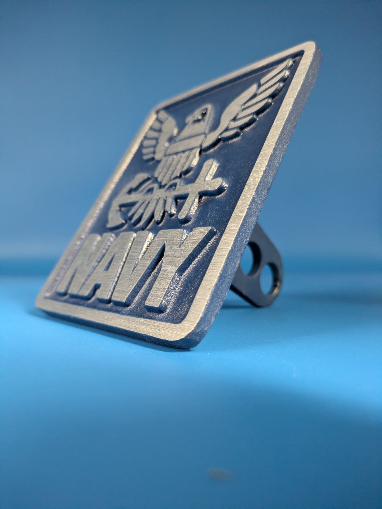 Hitch Cover - US Navy- Solid CNC Aluminum