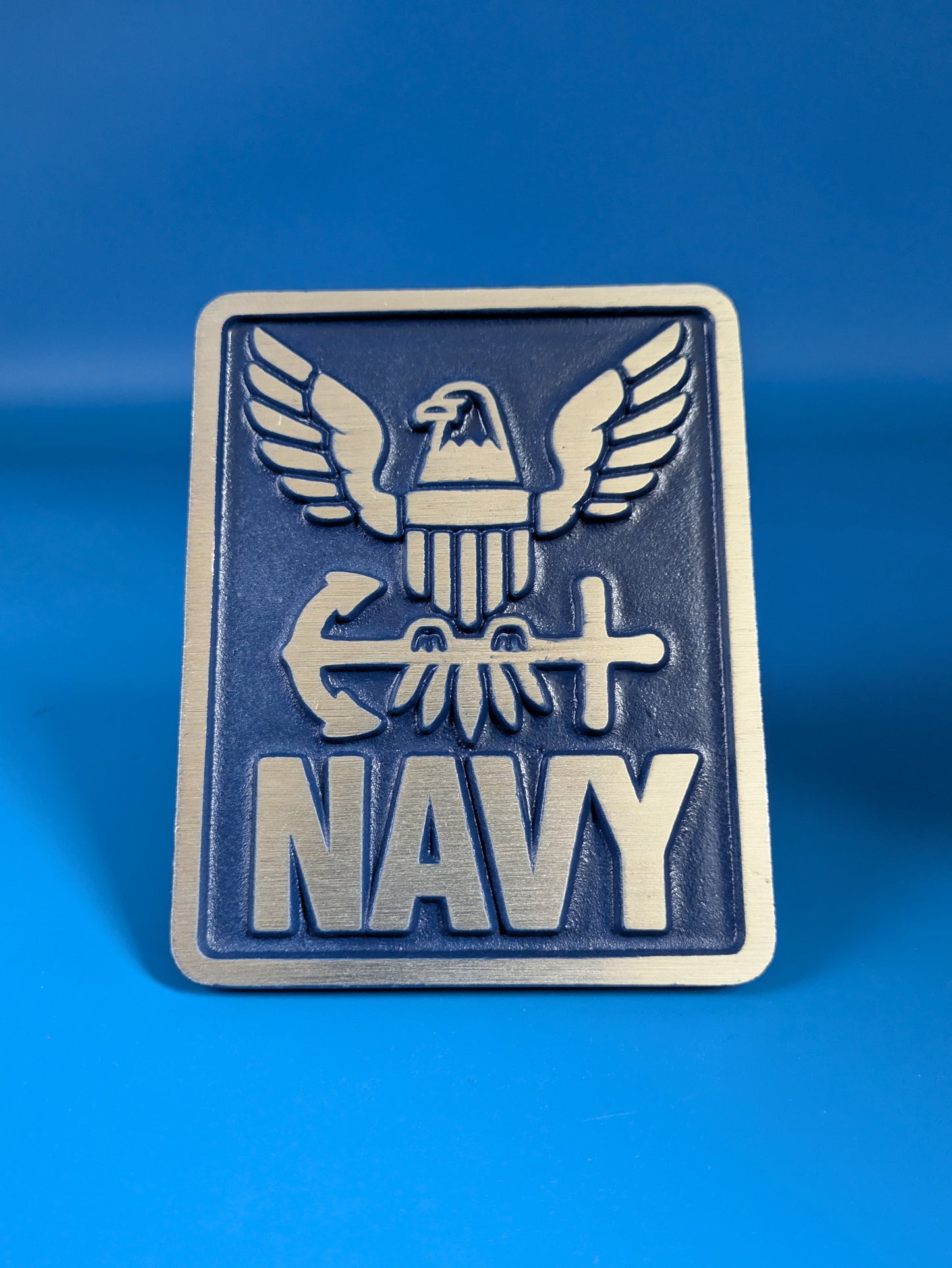 Hitch Cover - US Navy- Solid CNC Aluminum