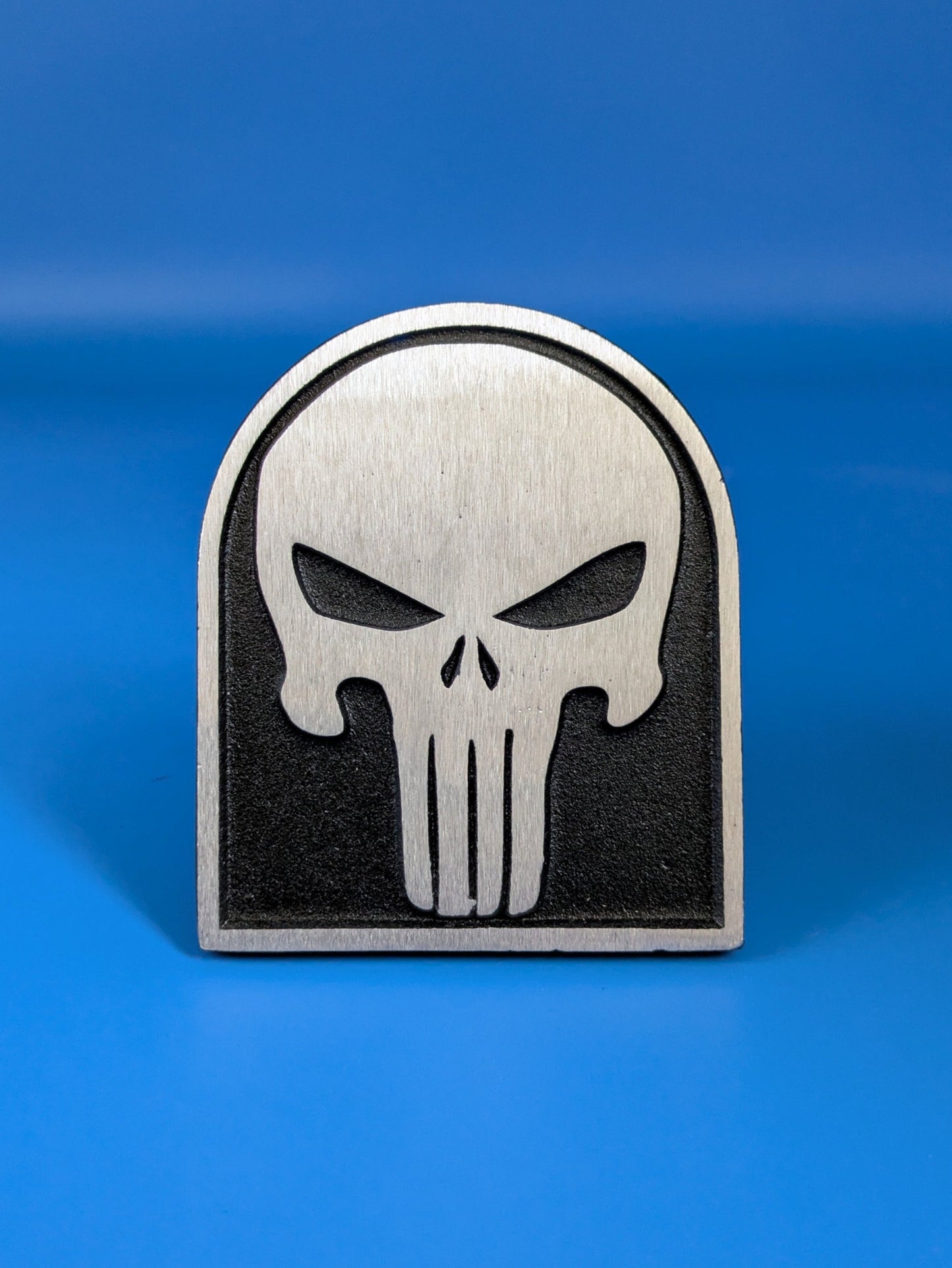 Hitch Cover - Punisher - Solid CNC Aluminum