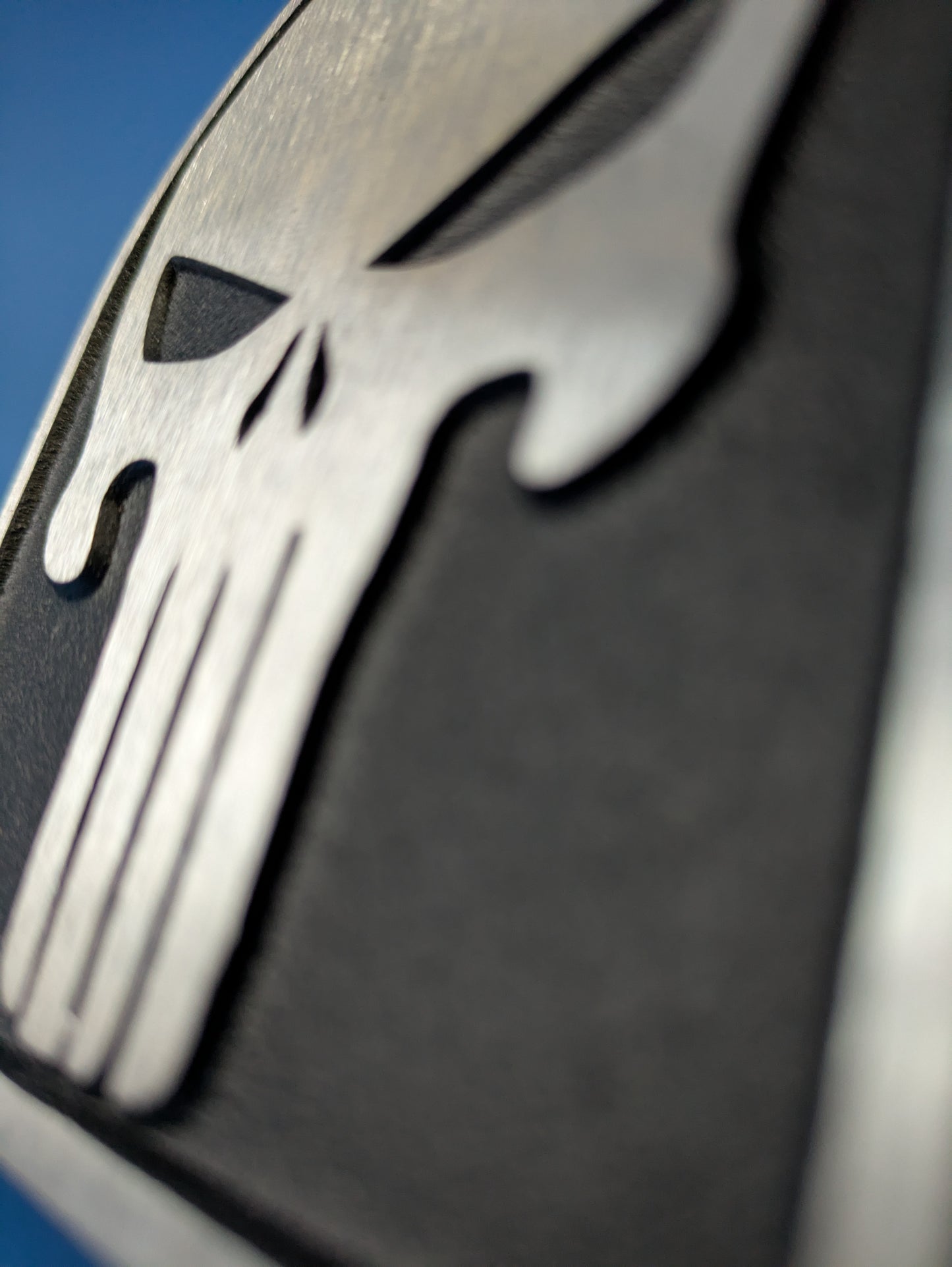 Hitch Cover - Punisher - Solid CNC Aluminum