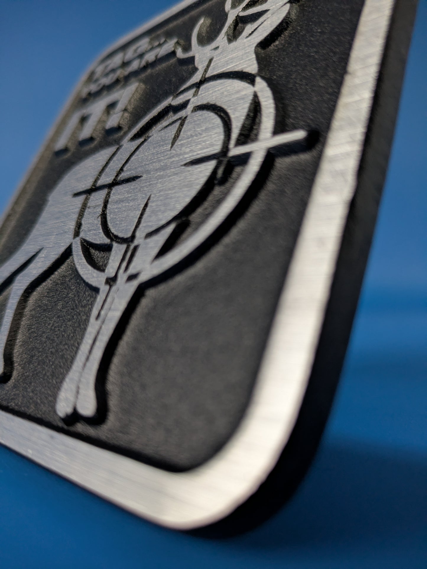 Hitch Cover - Tag... You Are It! - Solid CNC Aluminum
