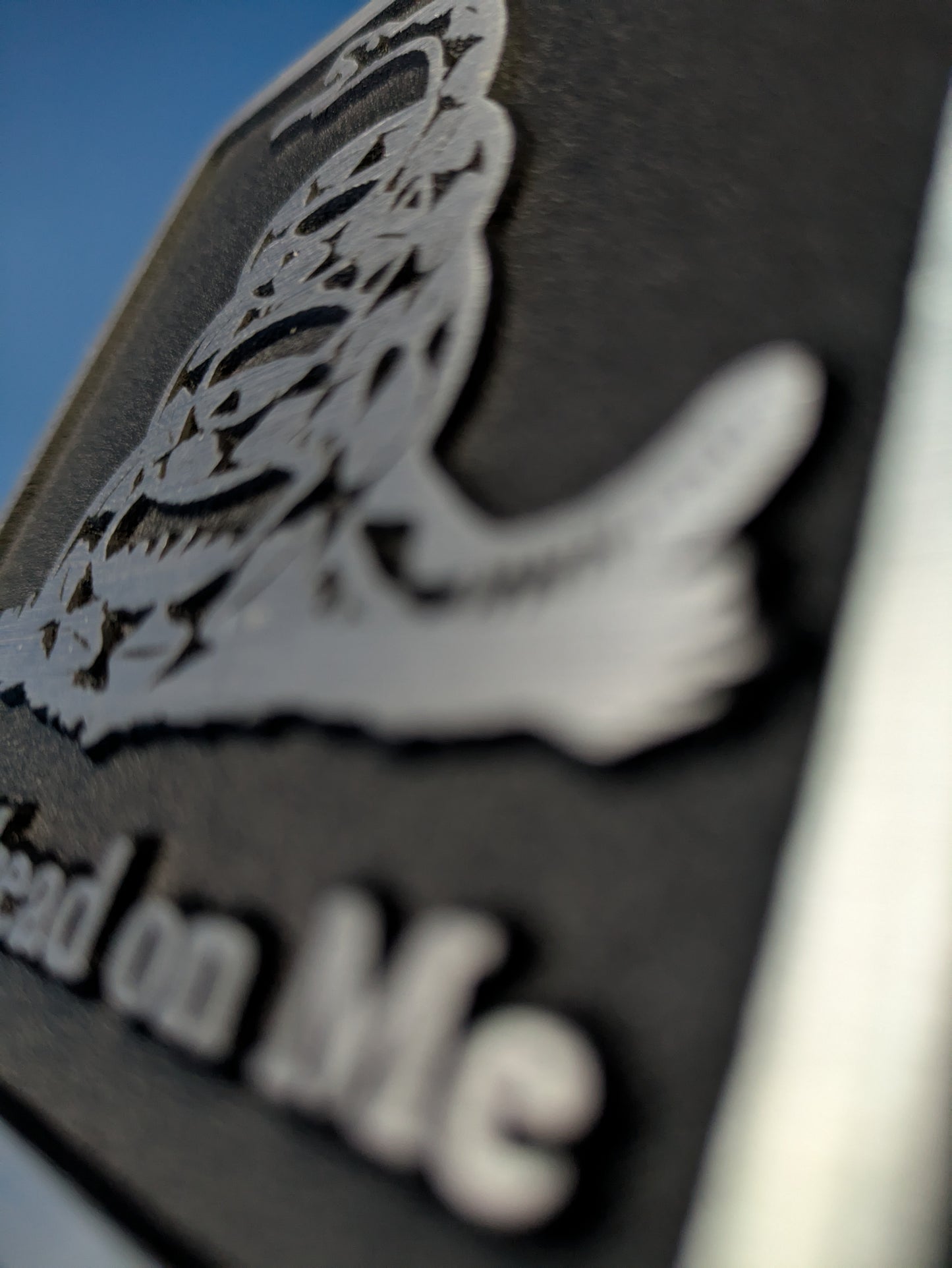 Hitch Cover - Don't Tread on Me - Solid CNC Aluminum