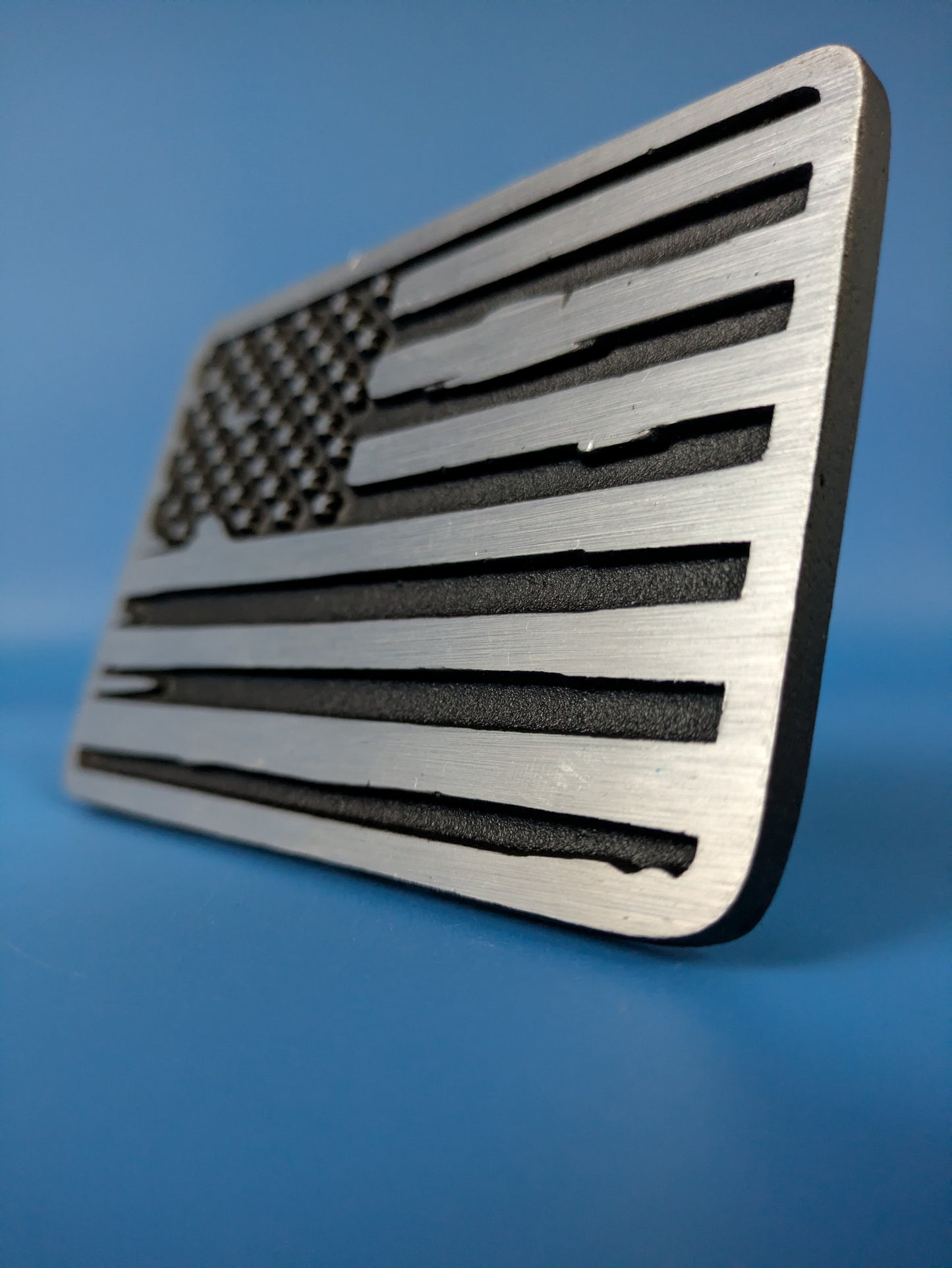 Hitch Cover - American Flag - Solid CNC Aluminum
