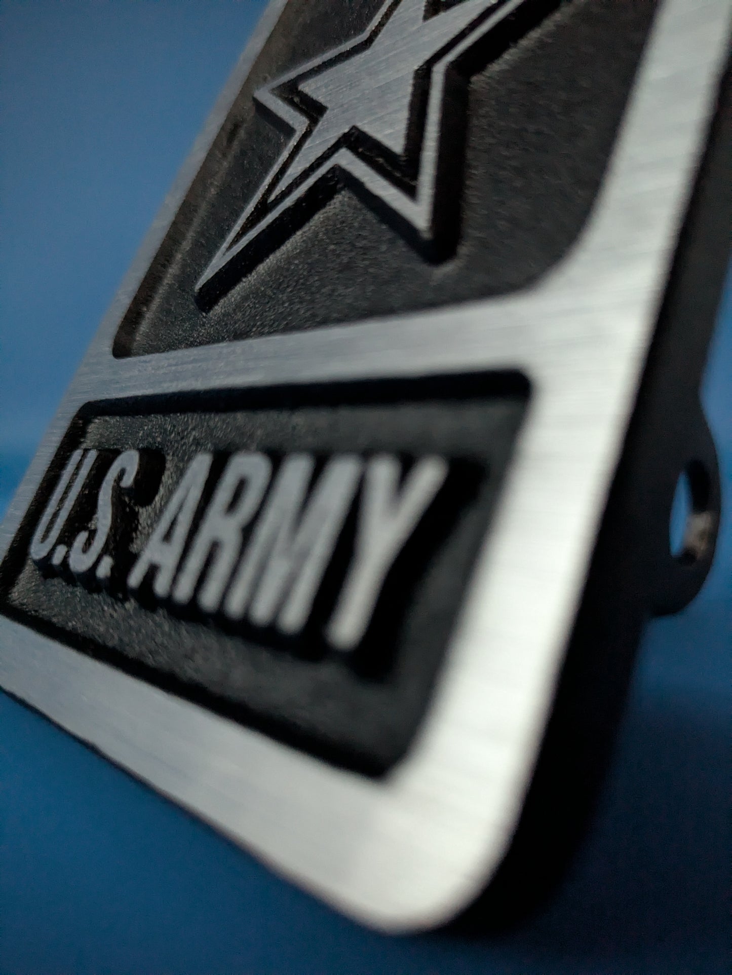 Hitch Cover - US Army - Solid CNC Aluminum