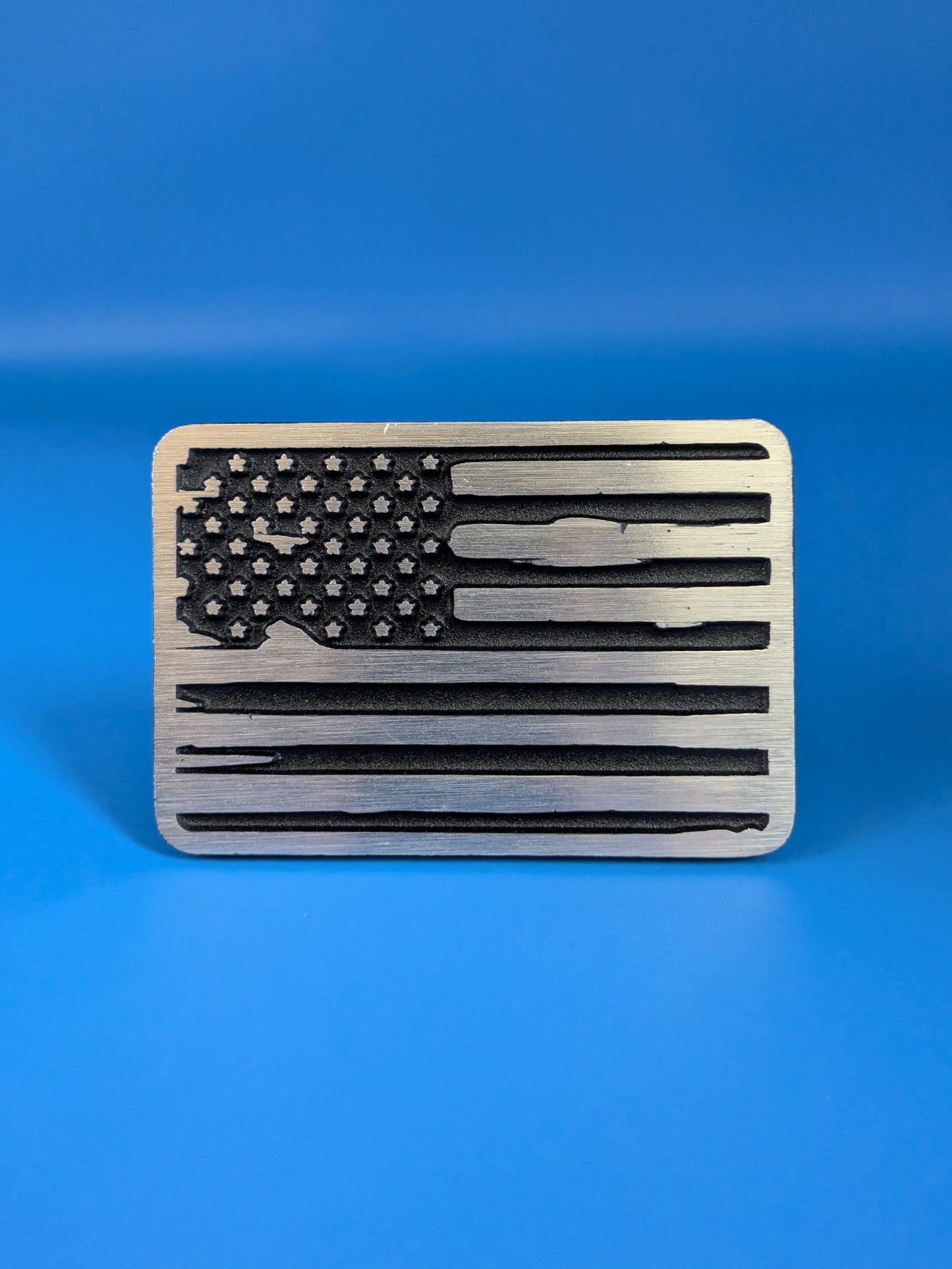 Hitch Cover - American Flag - Solid CNC Aluminum