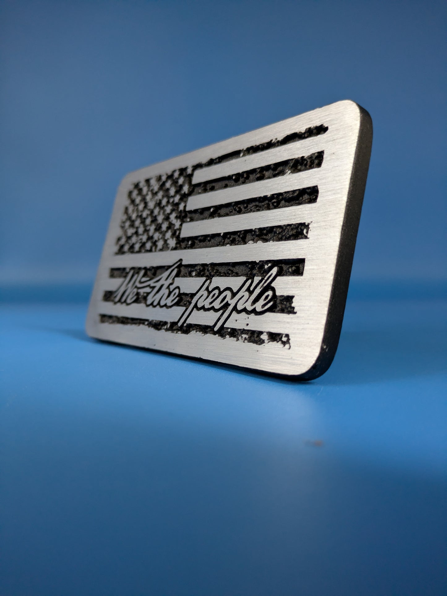 Hitch Cover - We The People - Solid CNC Aluminum