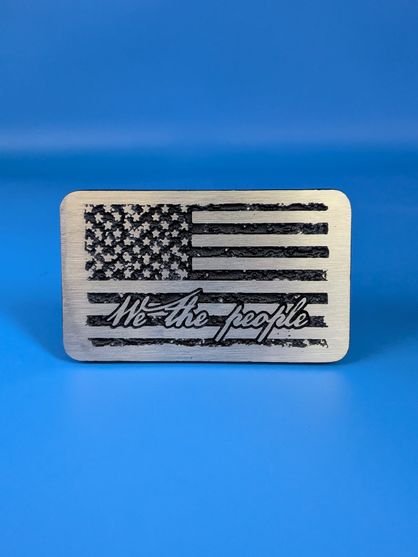 Hitch Cover - We The People - Solid CNC Aluminum