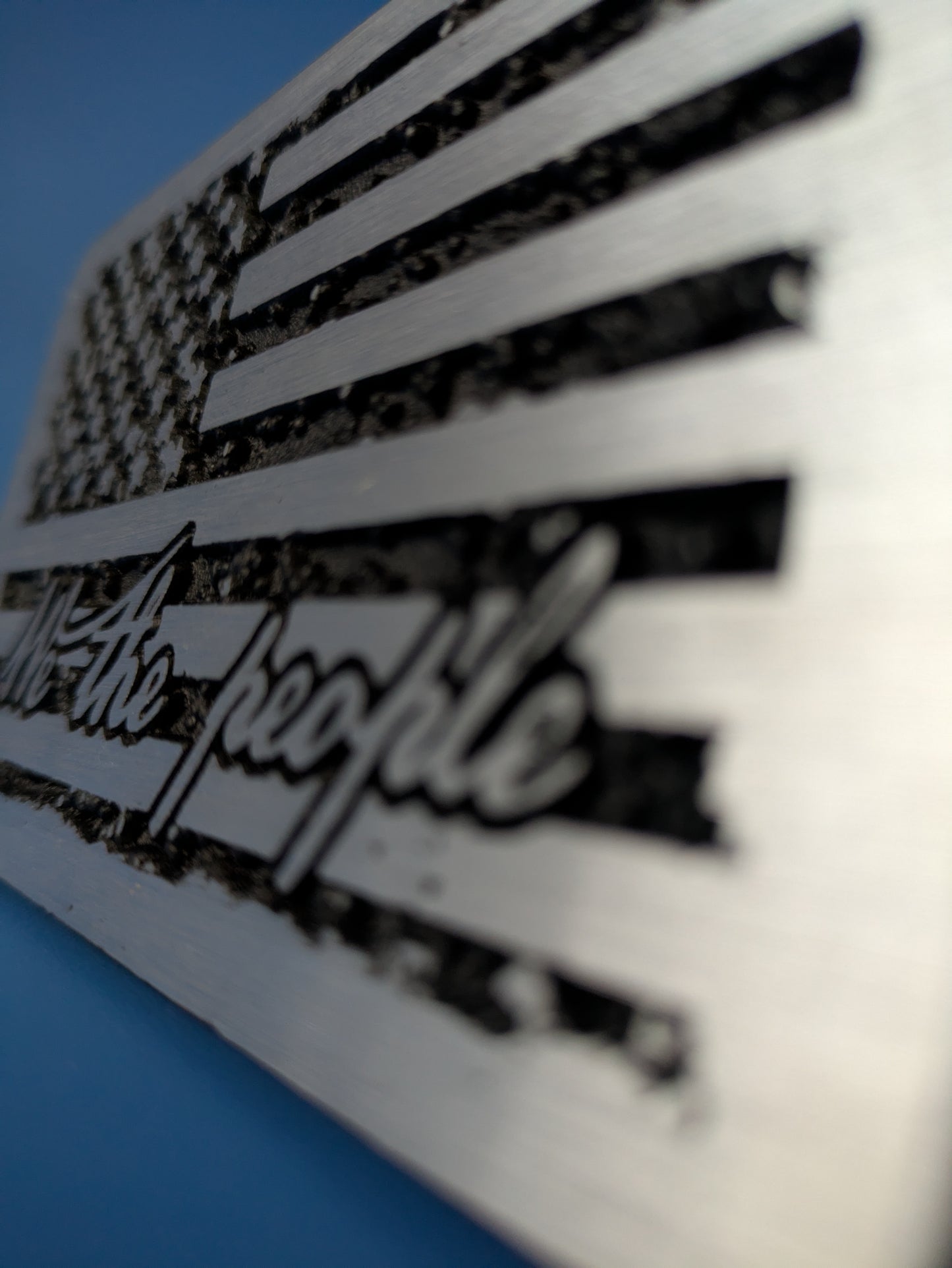 Hitch Cover - We The People - Solid CNC Aluminum